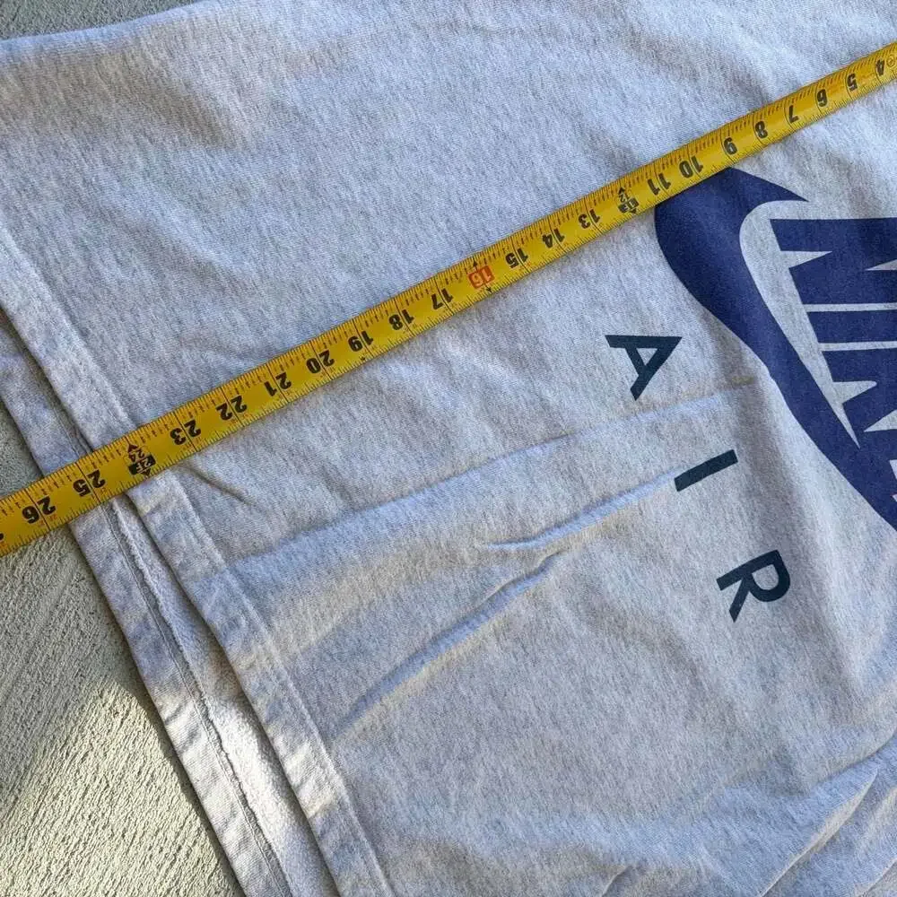 Vintage Y2K Nike Air Crewneck Sweatshirt Grey Large